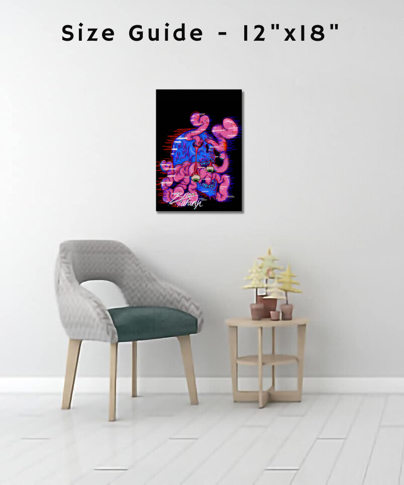 Brain Explosion Poster Print