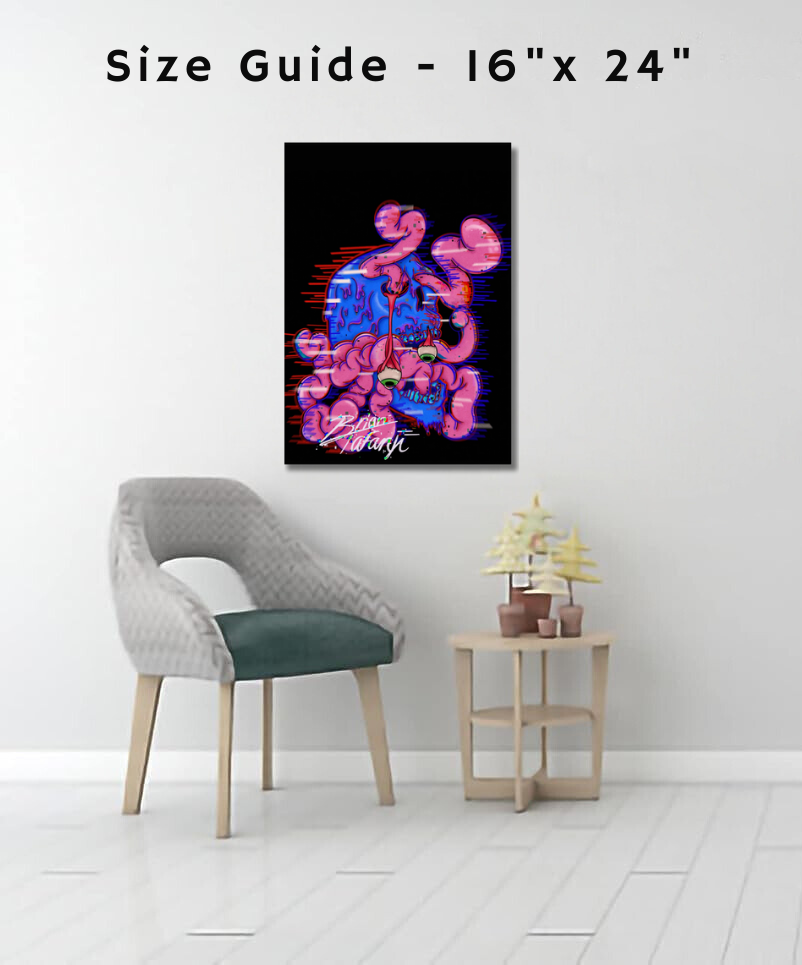 Brain Explosion Poster Print