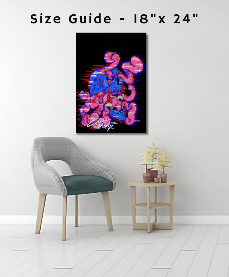 Brain Explosion Poster Print