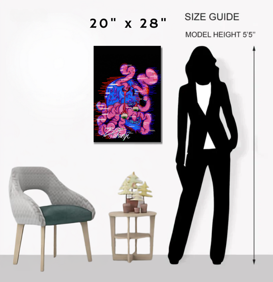 Brain Explosion Poster Print